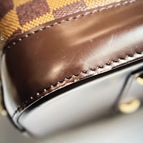 Louis Vuitton Damier Ebene Satchel AUTHENTIC - Picture 14 of 16